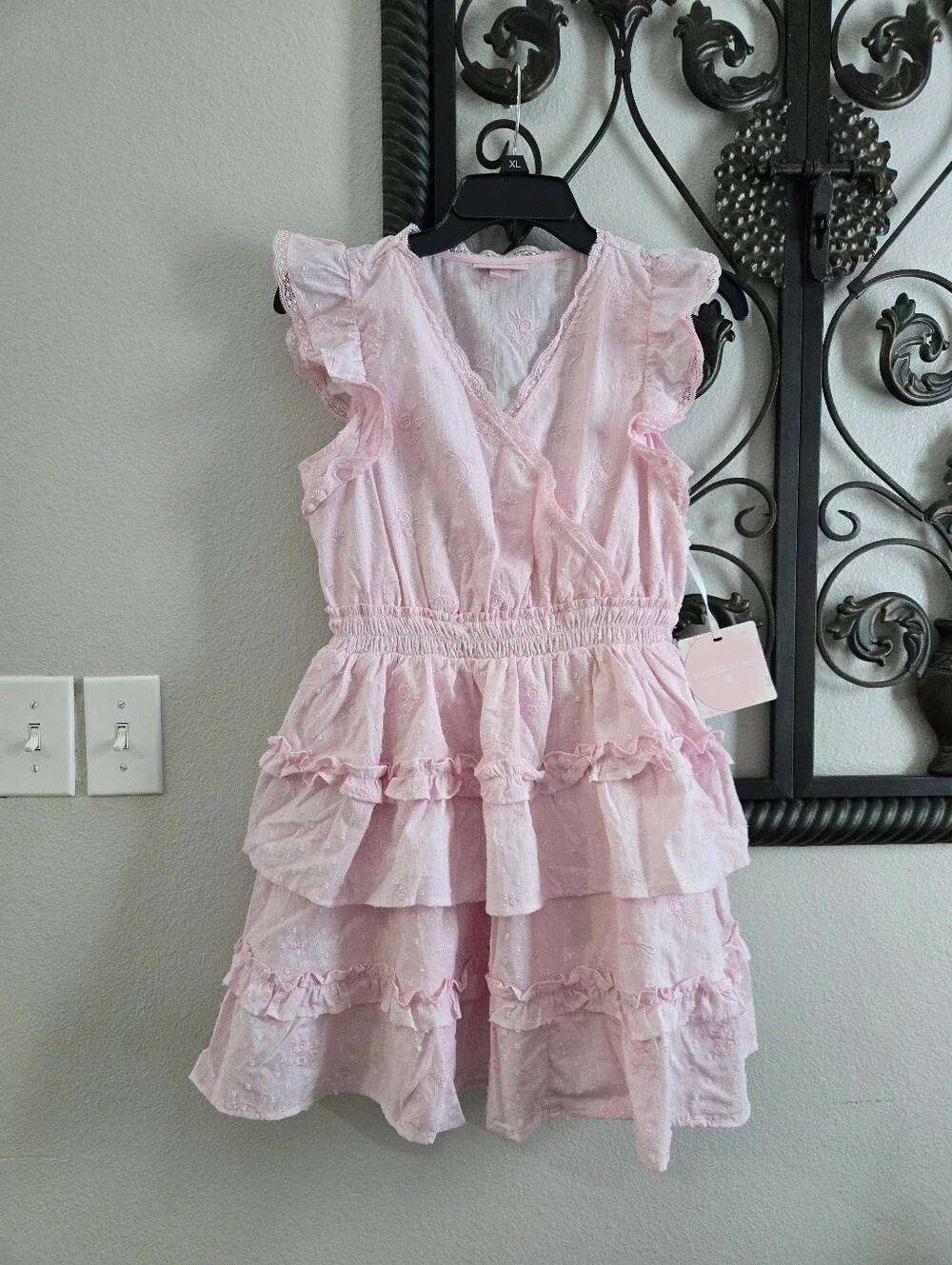 NWT Love Shack Fancy X Target Ruffle Tiered Bow Dress - Picture 1 of 7